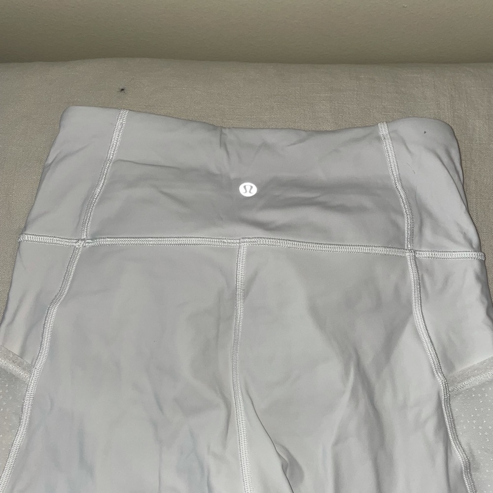Lululemon 7/8 leggings, Size 8, White